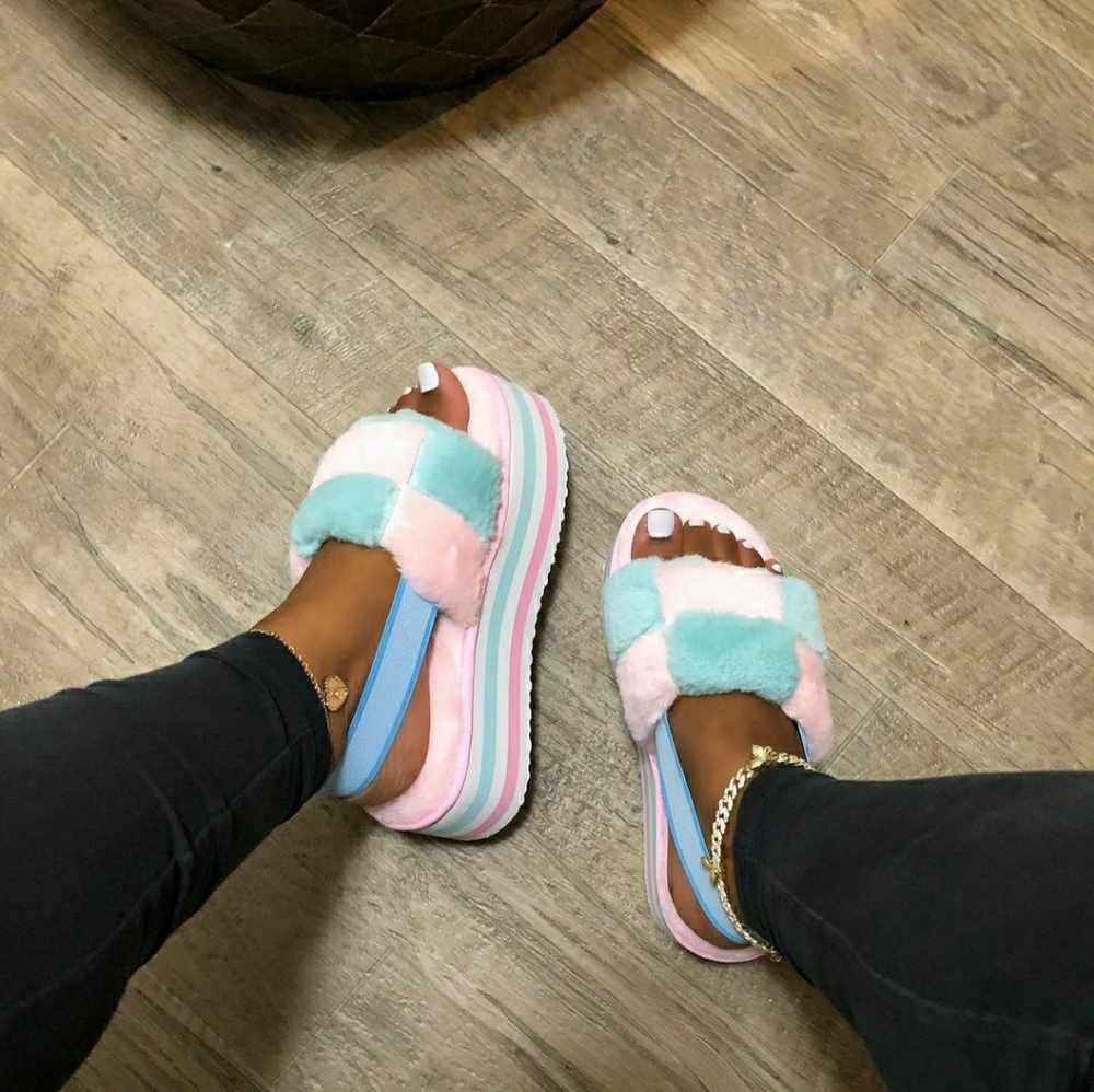 Plush Sandals